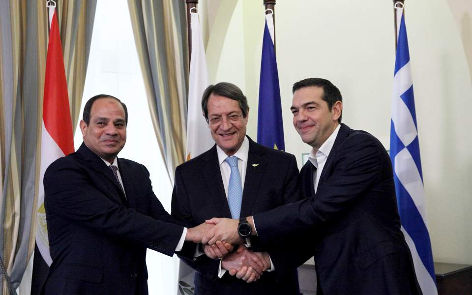 Στο προσκήνιο η χάραξη της ΑΟΖ μεταξύ Ελλάδας-Κύπρου-Αιγύπτου
