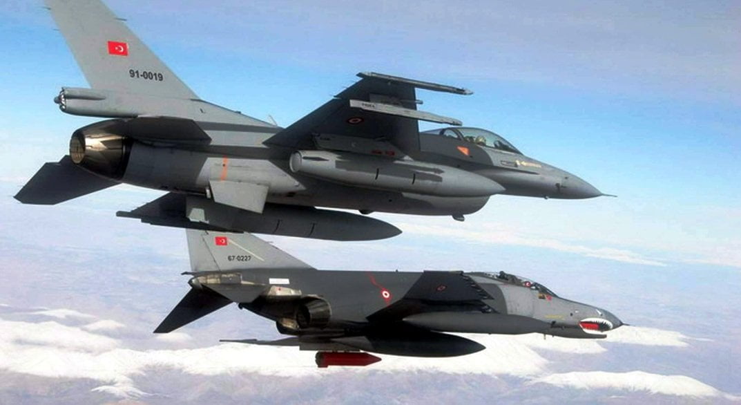 Δυο ζεύγη τουρκικών  F16 πέταξαν πάνω από την Κύπρο, παραβιάζοντας τον εναέριο χώρο της Μεγαλονήσου