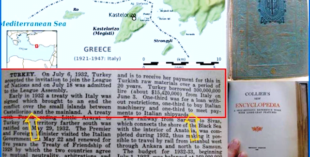 ΚΑΣΤΕΛΛΟΡΙΖΟ: Διμερής διακρατική συμφωνία Ιταλίας και Τουρκίας (1932) που ξεκαθαρίζει τα πάντα!