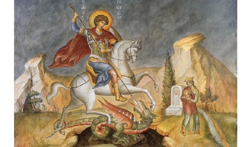 Άγιος Γεώργιος ο Τροπαιοφόρος, ο προστάτης του Πεζικού