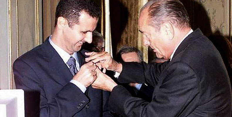 Επέστρεψε στη Γαλλία το παράσημο του Τάγματος της Λεγεώνας της Τιμής ο Άσαντ