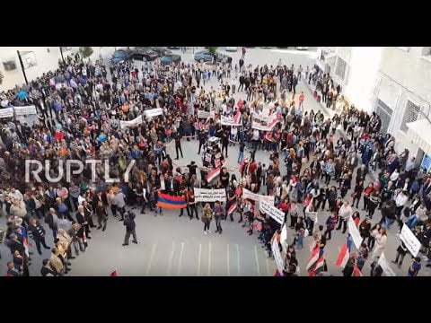 Συρία: Πορεία στο Χαλέπι για την 103η επέτειο της Γενοκτονίας των Αρμενίων (βίντεο)