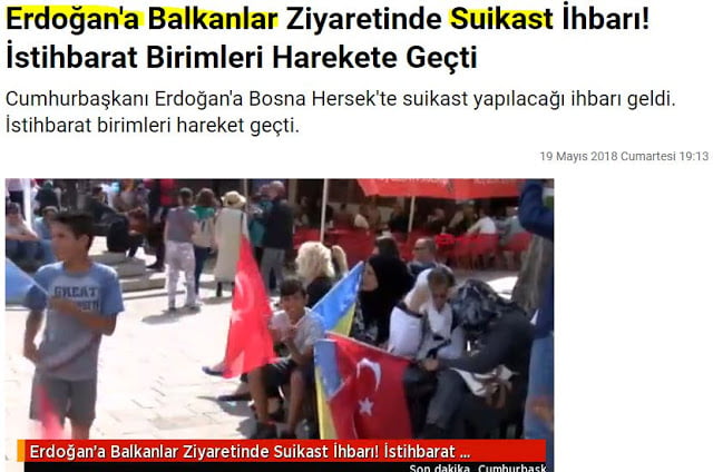 Φήμες για δολοφονία του Ερντογάν στα Βαλκάνια