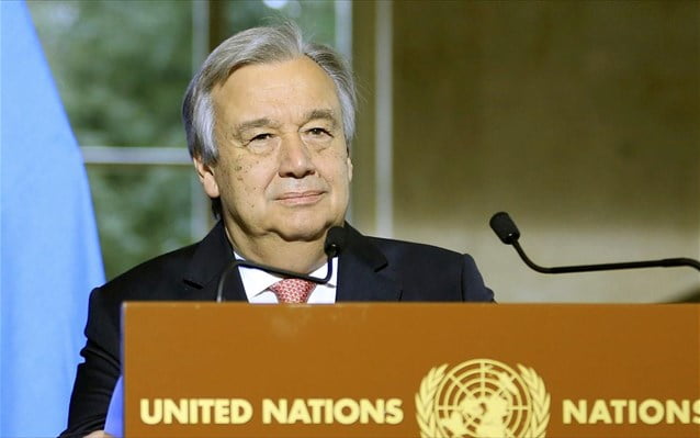 Ο γ.γ. του ΟΗΕ χαιρετίζει τη συμφωνία Αθήνας – Σκοπίων
