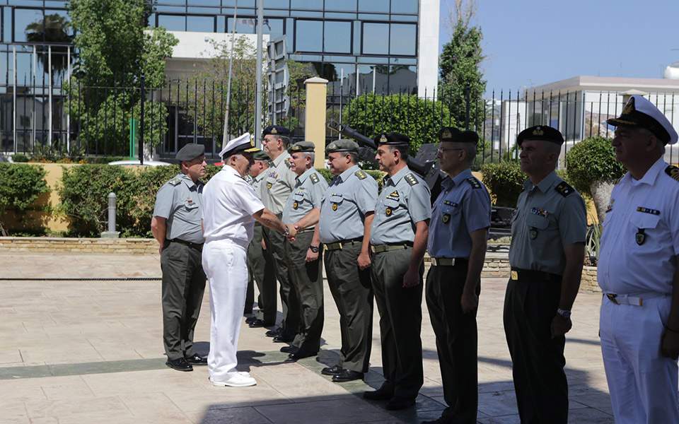 Κύπρος: Επίσκεψη του αρχηγού ΓΕΕΘΑ της Ελλάδας στο Γενικό Επιτελείο Εθνικής Φρουράς