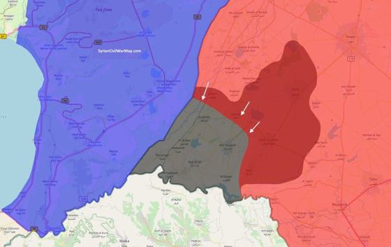 H ISIS ελέγχει πλέον μόλις 100 τ.χλμ στο συριακό Νότο ενώ ο στρατός προελαύνει.