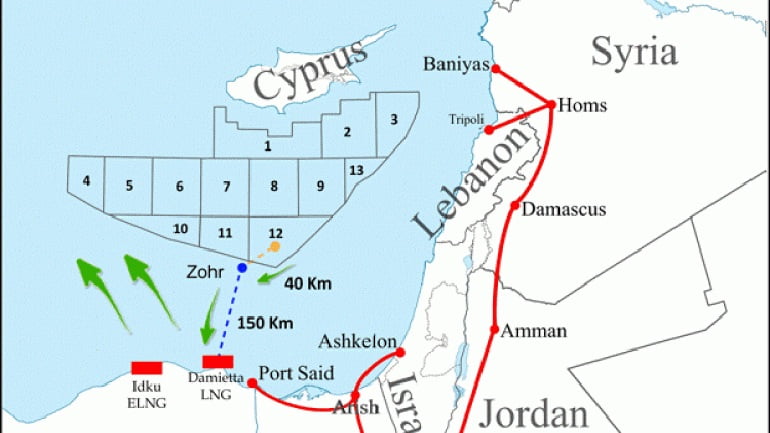 Συμφωνία Κύπρου – Αιγύπτου για υποθαλάσσιο αγωγό φυσικού αερίου