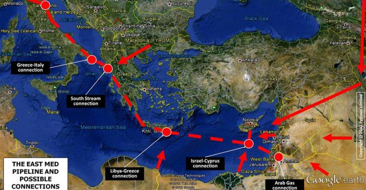 Προχωρούν με υπογραφές για East Med Κύπρος, Ισραήλ και Ελλάδα