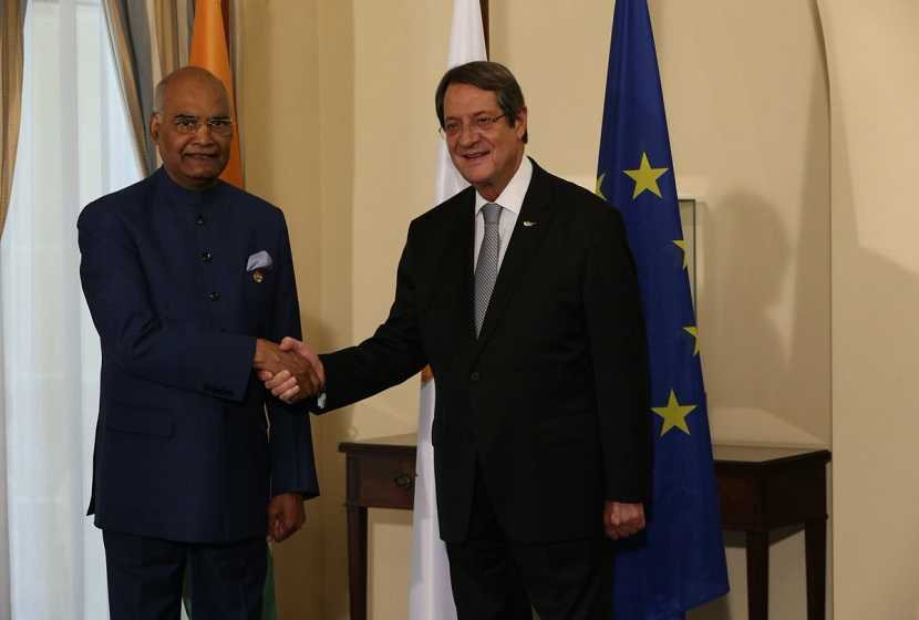 Αμέριστη η στήριξη της Ινδίας στο Κυπριακό, τόνισε ο Πρόεδρος της χώρας που επισκέπτεται την Κύπρο