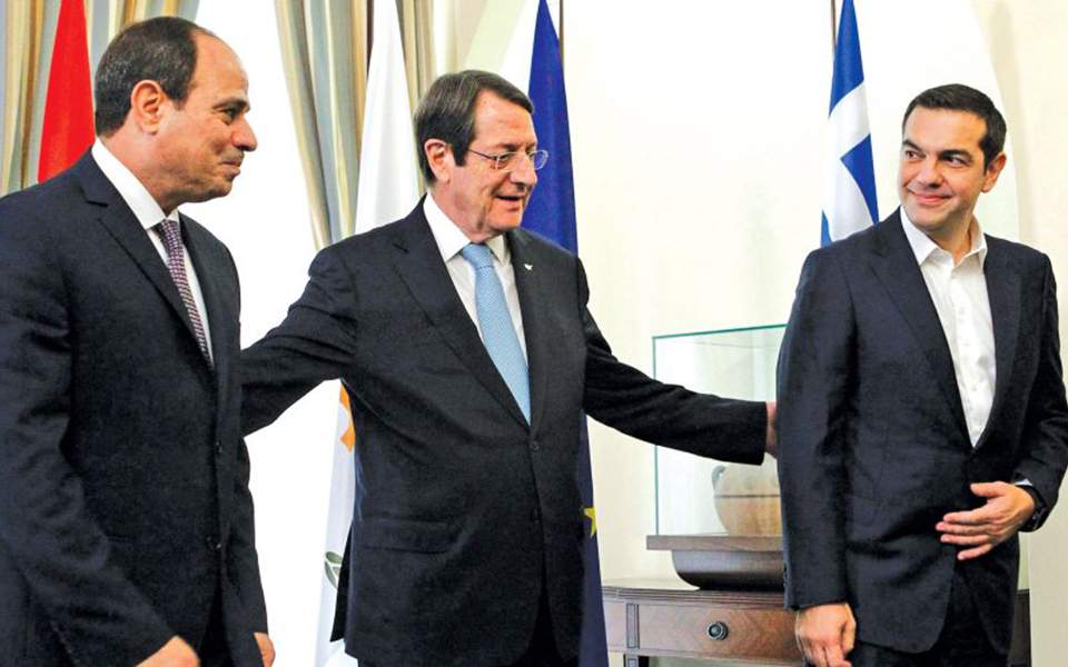 Αυτή είναι η ατζέντα της 6ης Τριμερούς Συνόδου  Κορυφής Ελλάδας-Κύπρου-Αιγύπτου, που γίνεται στην Ελούντα
