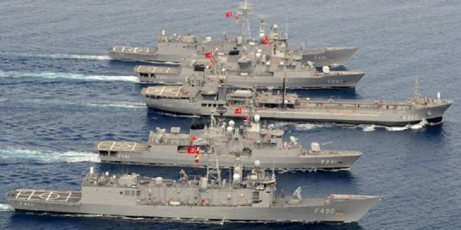 102 τουρκικά πολεμικά πλοία ανοίγουν πανιά προς Αιγαίο & Μεσόγειο