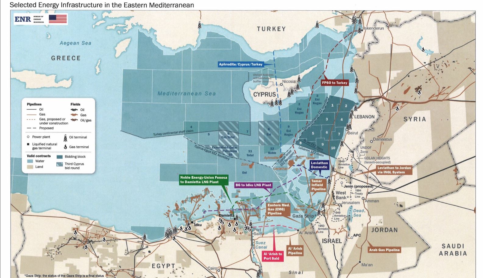 Σενάρια επί χάρτου των ΗΠΑ για την κυπριακή ΑΟΖ
