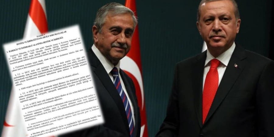 Πρωτόκολλο Τουρκίας-Ψευδοκράτους για παρακολούθηση σε ΑΟΖ