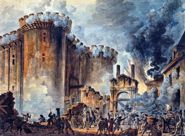 Η Άλωση της Βαστίλης που σηματοδότησε την έναρξη της Γαλλικής Επανάστασης