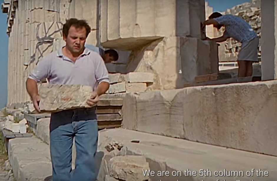 H συμβολή της μαρμαροτεχνίας στην αναστήλωση των μνημείων της Ακρόπολης (BINTEO)