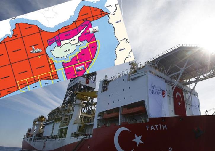 Γεωτρήσεις μέχρι τέλους από την Τουρκία (χάρτης)