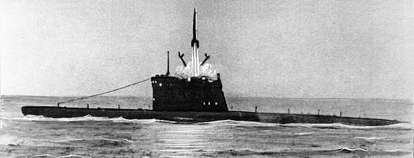 Η πρώτη δοκιμή βαλλιστικού πυραύλου από υποβρύχιο