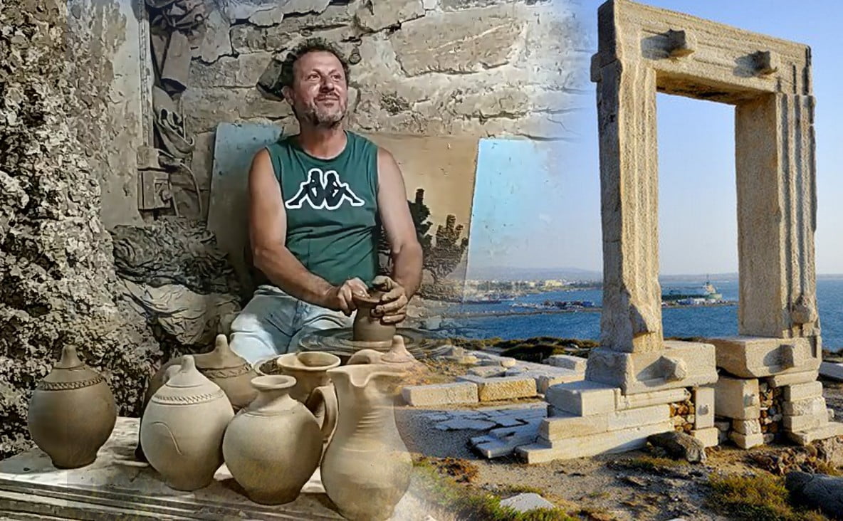 Σε ένα παραδοσιακό εργαστήριο αγγειοπλαστικής – Η αρχαία τέχνη παραμένει ζωντανή στη Νάξο (Βίντεο)
