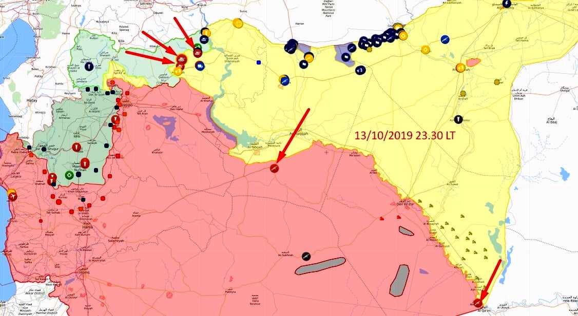Ο Συριακός Αραβικός Στρατός και ρώσικα στρατεύματα εισέρχονται στη βόρεια Συρία σε 4 σήμεία