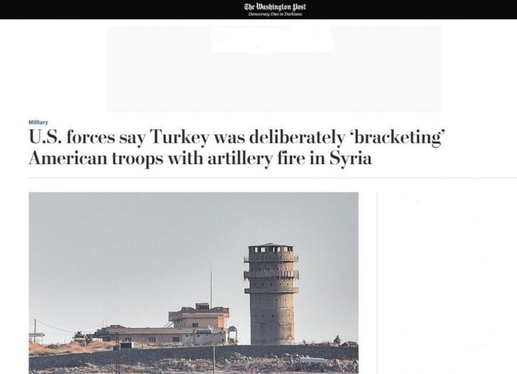 «Washington Post»: Οι Τούρκοι ήθελαν να χτυπήσουν τη βάση μας Στο Κομπάνι