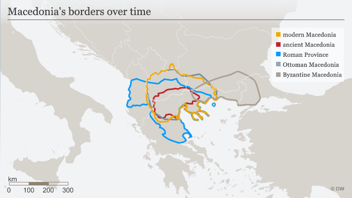 H Deutsche Welle σήκωσε χάρτη μὲ τὴν «μοντέρνα» Μακεδονία