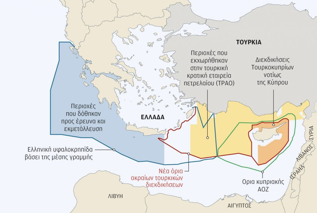 Ο πόλεμος των ΑΟΖ στην Ανατολική Μεσόγειο