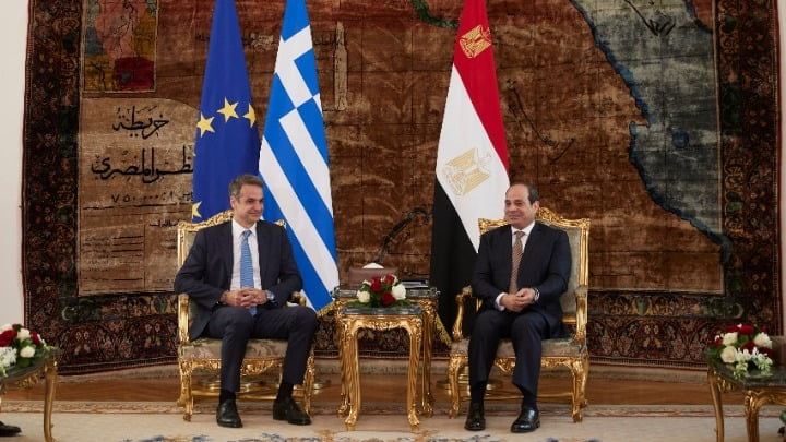 Τηλεφωνική επικοινωνία Κυρ. Μητσοτάκη με τον Αιγύπτιο Πρόεδρο Αμπντέλ Φατάχ αλ Σίσι