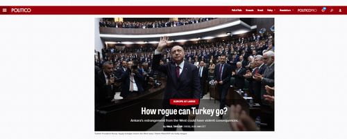 «Βόμβα» από το Politico: Ο Ερντογάν ίσως προκαλέσει θερμό επεισόδιο με την Ελλάδα