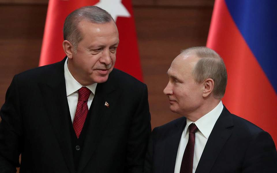Πούτιν και Ερντογάν εγκαινιάζουν στην Κωνσταντινούπολη τον TurkStream