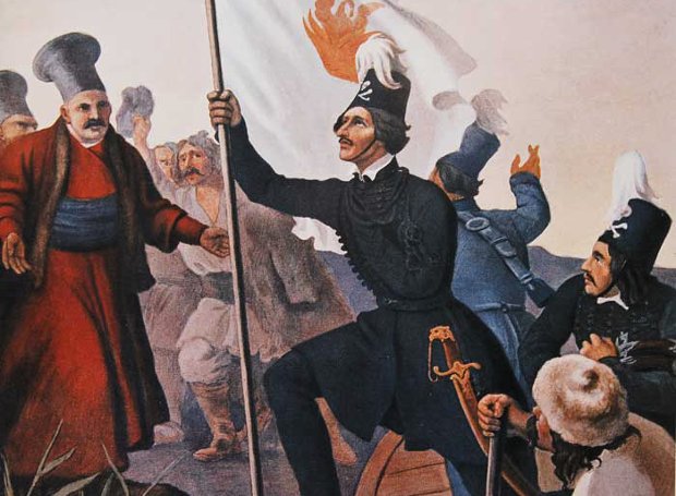 Ο Υψηλάντης κηρύσσει την Ελληνική Επανάσταση