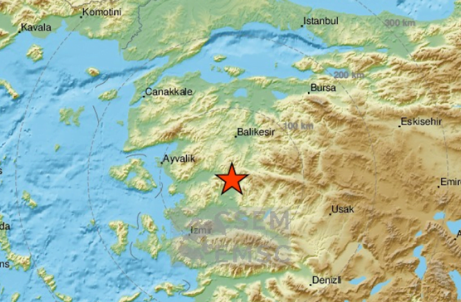 Δυνατός σεισμός ΤΩΡΑ στην Τουρκία – Εγινε αισθητός και στη Λέσβο