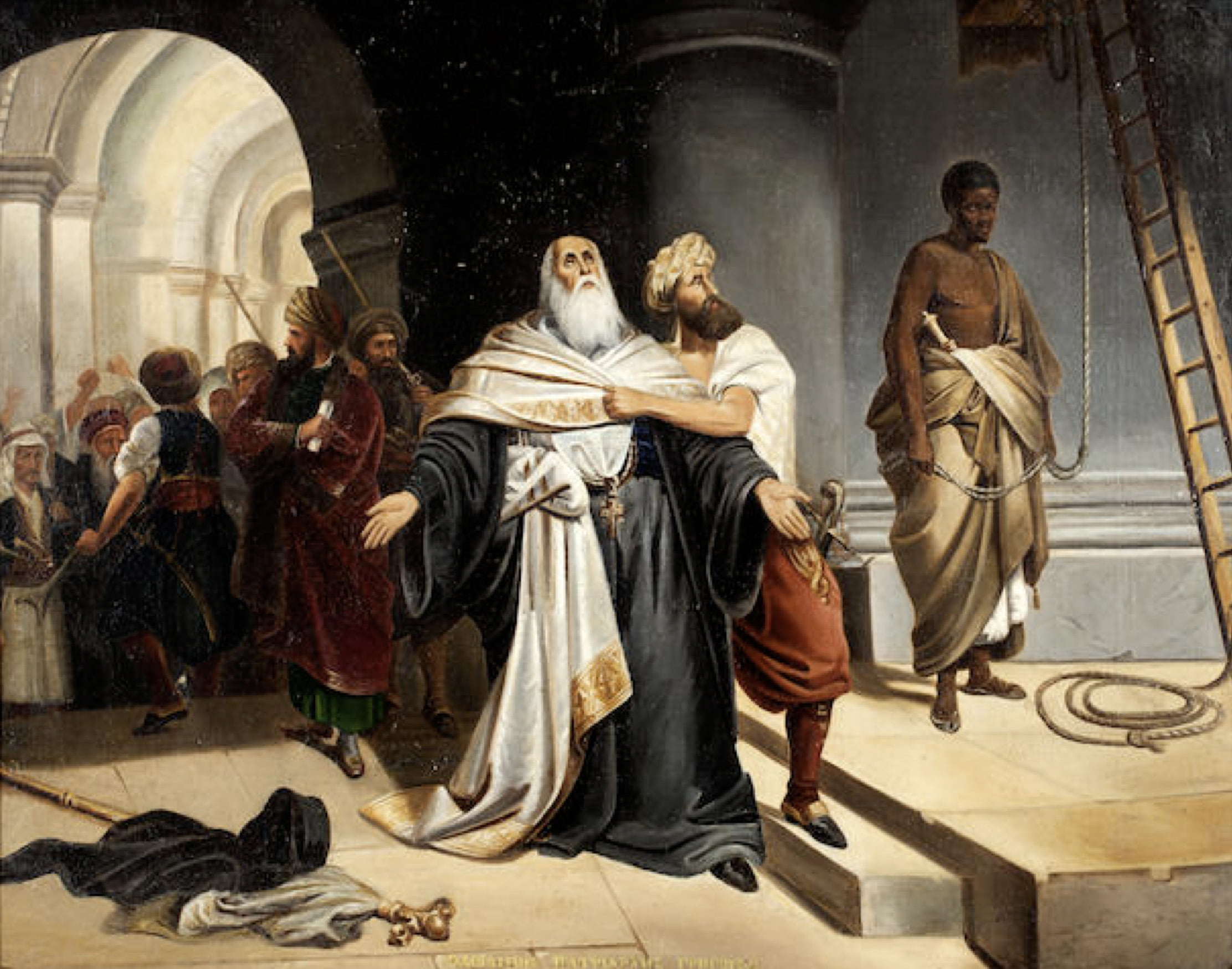 Δεσποτόπουλος: η ηθική αυτοθυσία του Πατριάρχη το 1821 (BINTEO ...