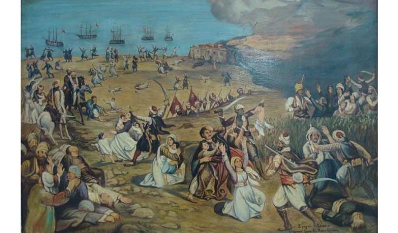 Η ΣΦΑΓΗ ΤΗΣ ΧΙΟΥ-30 ΜΑΡΤΙΟΥ 1822, Αφιέρωμα με πίνακες ζωγραφικής – γράφει η Τασσώ Γαΐλα