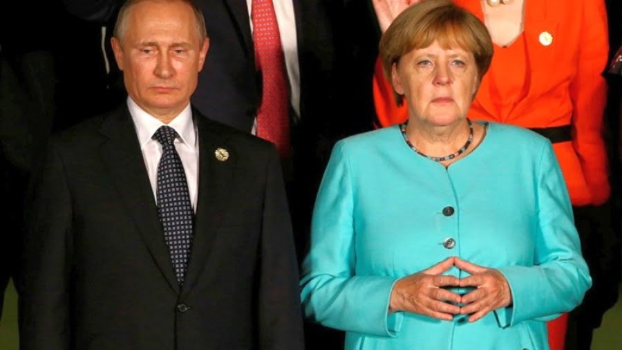 Πούτιν και Μέρκελ συζήτησαν για την πανδημία, το πετρέλαιο, την ανατολικη Ουκρανία, τη Συρία και τη Λιβύη