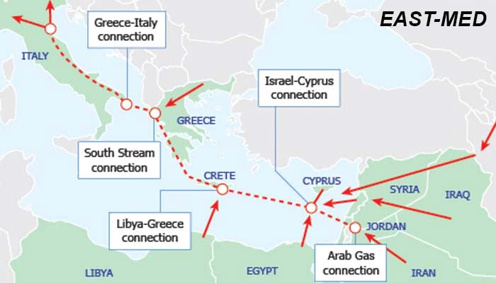 Σε νέα φάση ο σχεδιασμός και η υλοποίηση του αγωγού EastMed – Ταραχή στην Άγκυρα