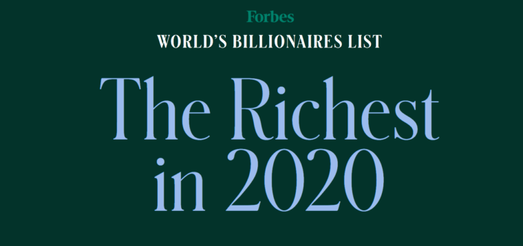 Οι ομογενείς, Ελληνες, εξ Ελλάδος και Κύπρου, στον κατάλογο των δισεκατομμυριούχων του «Forbes» για το 2020