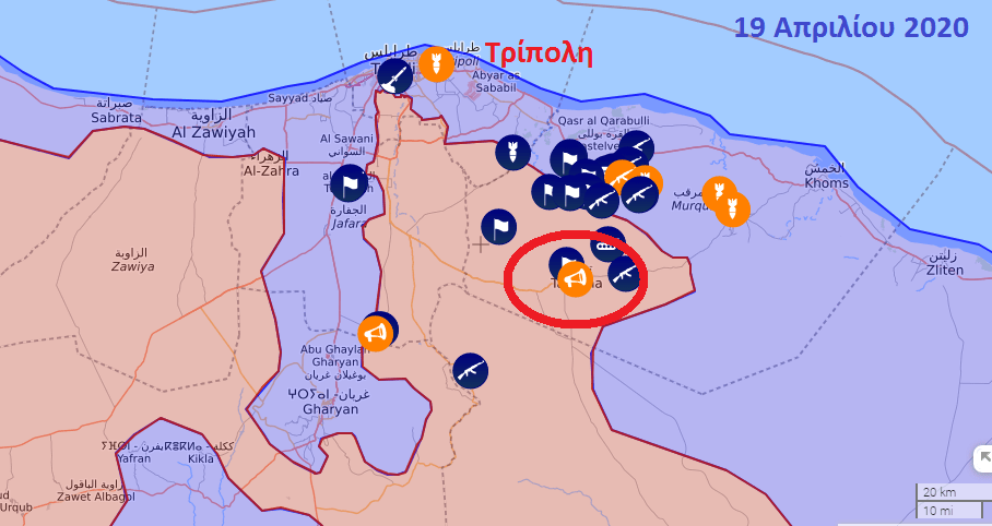 Λιβύη: Σφοδρές συγκρούσεις στην Ταρχούνα – Στα 49 τα κρούσματα κορωνοϊού