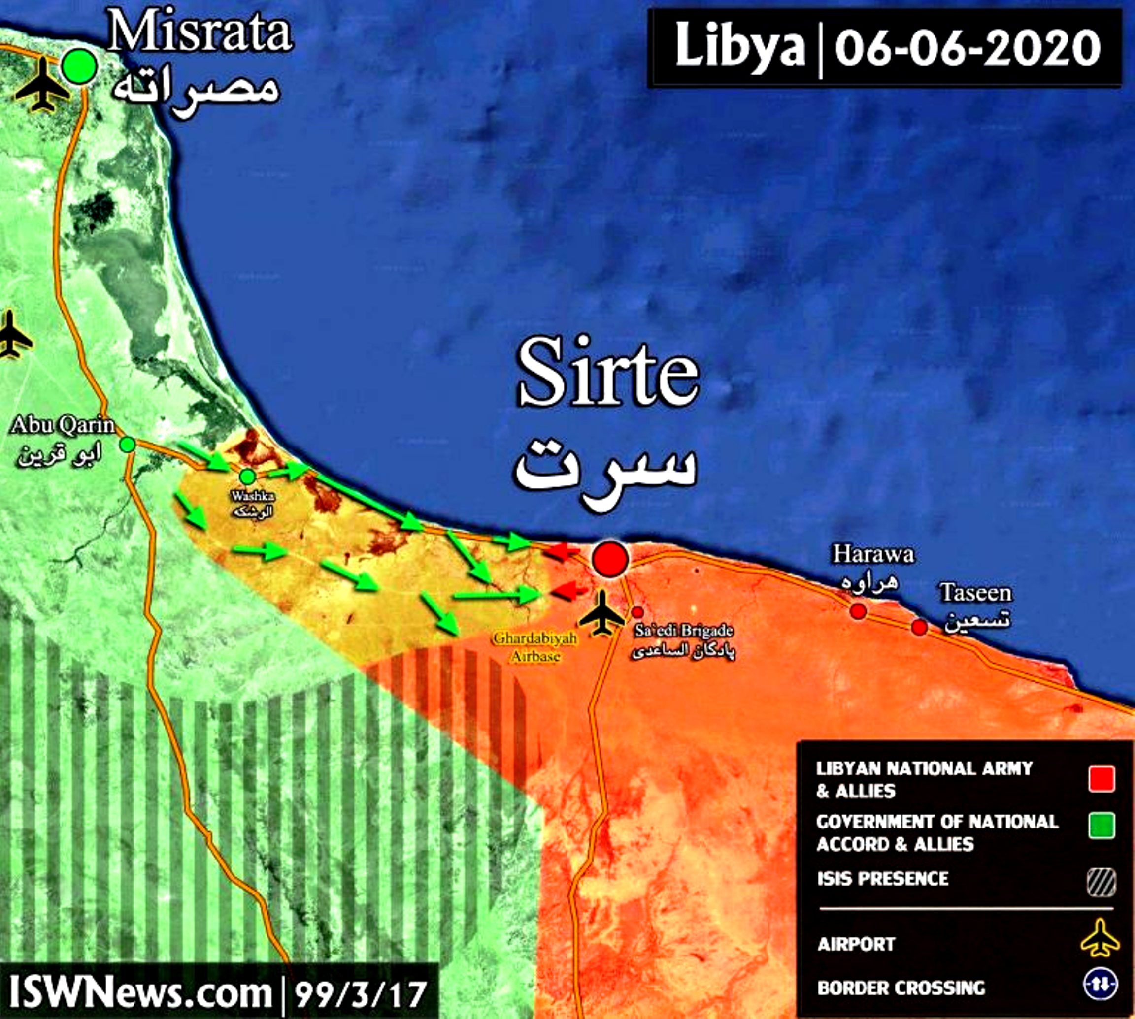 Λιβύη: Την κατάληψη Σίρτης και Γιούφρας θέλει ο Σάρατζ πριν την εκεχειρία