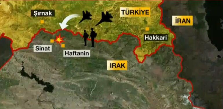 Η Τουρκία βομβαρδίζει και πάλι θέσεις Κούρδων στο Νότιο Κουρδιστάν (Β. Ιράκ)