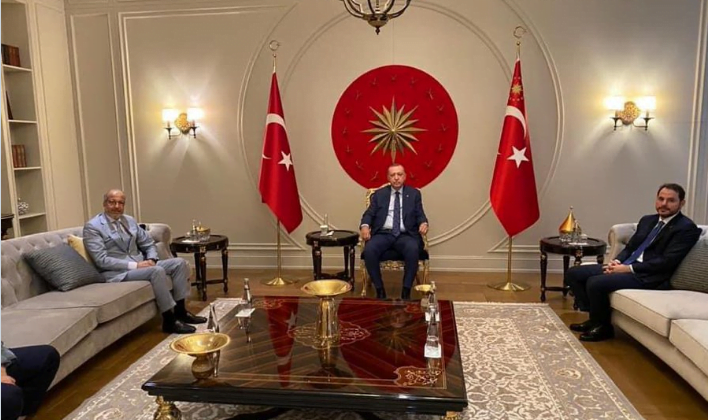 Ο Διοικητής της Κεντρικής Τράπεζας της Λιβύης συναντήθηκε με τον Ερντογάν
