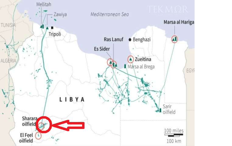 Λιβυκή Εθνική Εταιρεία Πετρελαίου: Ρώσοι μισθοφόροι εισήλθαν στην περιοχή των πετρελαϊκών κοιτασμάτων Σαράρα