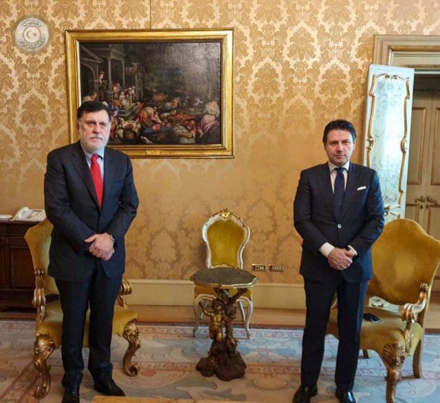 Η Ιταλία παίζει δυνατά στη Λιβύη – Συνάντηση Κόντε με Σαράζ στη Ρώμη