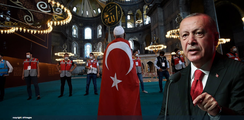 Σφέτας: Πώς ο Ερντογάν εργαλειοποιεί τους Οθωμανούς και μετατρέπει την Αγία Σοφία σε νέα Μέκκα
