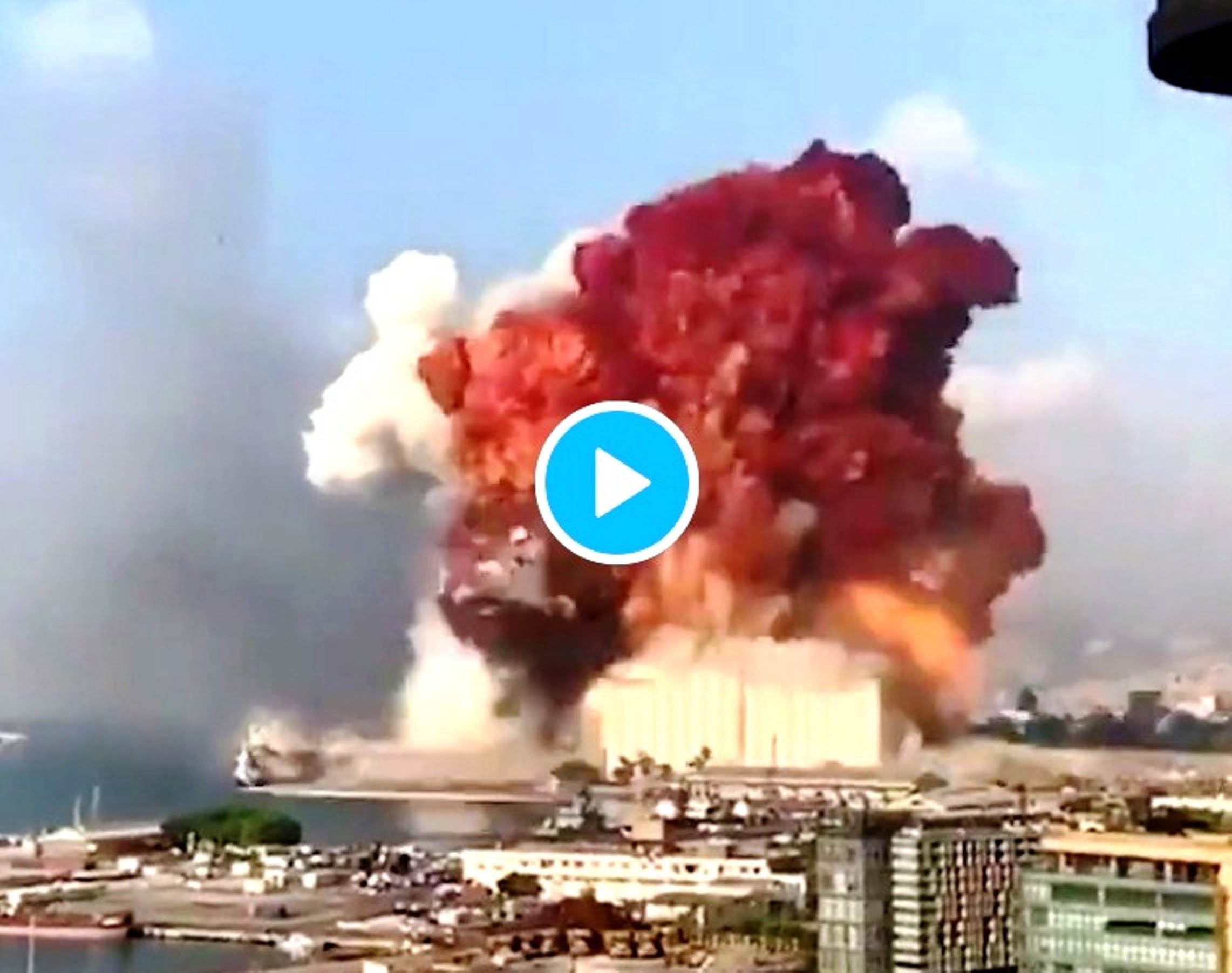 Γιγαντιαία έκρηξη στη Βηρυτό, άλλα βίντεο και φωτογραφίες