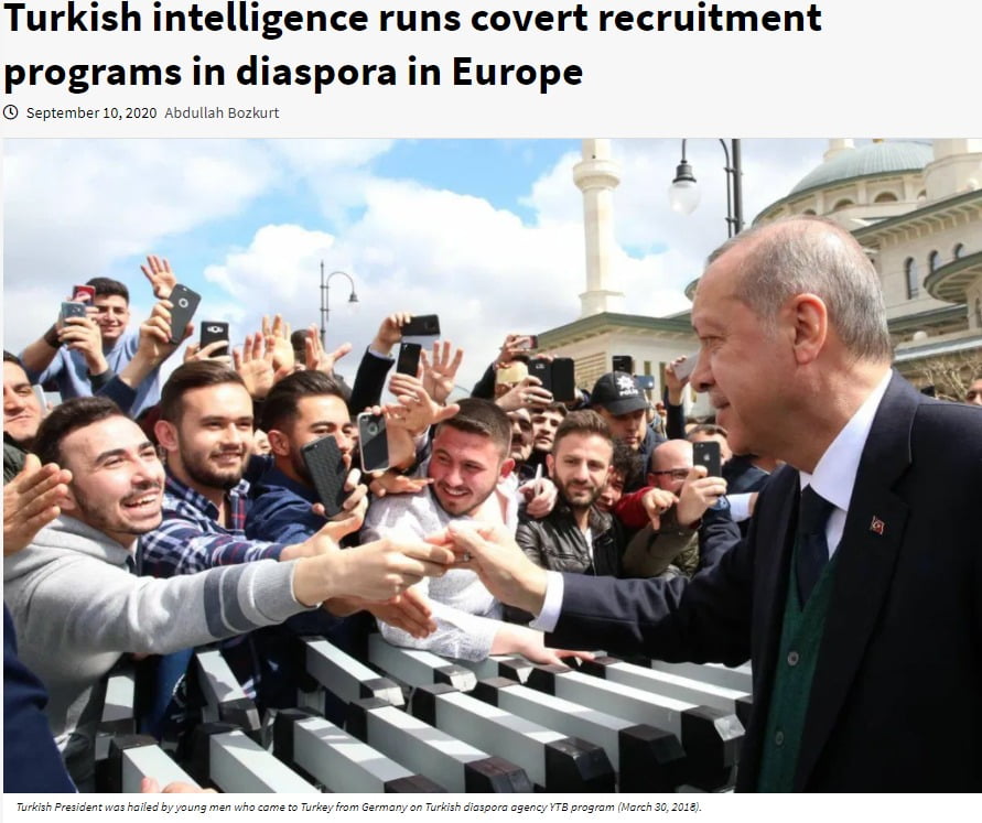 Αποκάλυψη: Πώς η τουρκική MIT στρατολογεί πράκτορες στην Ευρώπη
