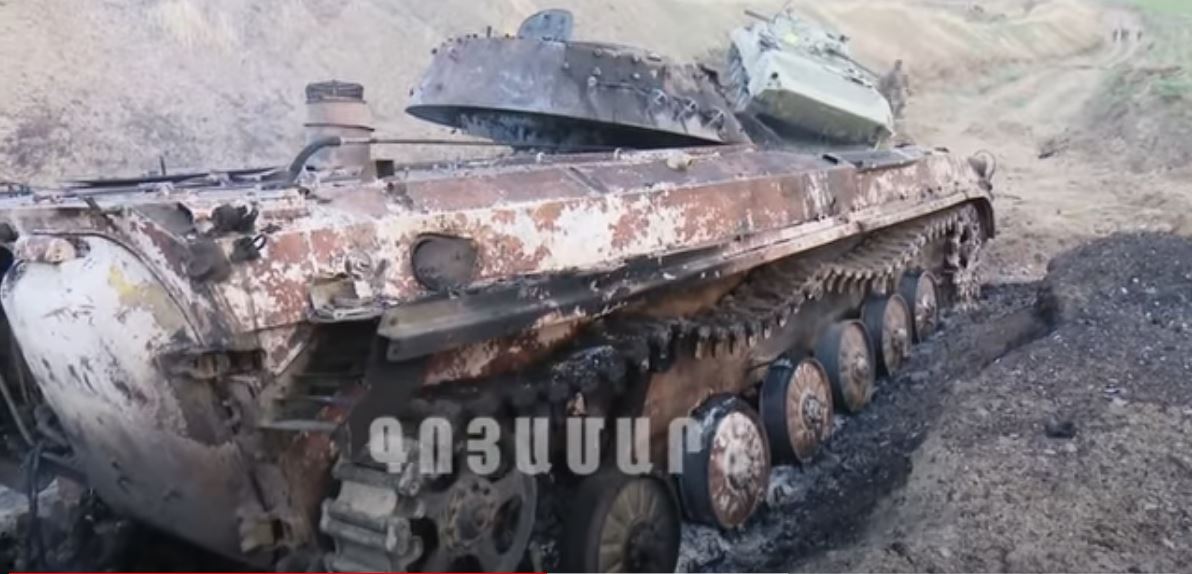 Βίντεο με τις απώλειες των Αζέρων στο Αρτσάχ – Τεθωρακισμένα, UAV και άλλα οχήματα