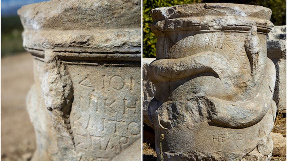 Βωμός 2.000 ετών με ελληνική γραφή βρέθηκε στα αρχαία Πάταρα, κοντά στην Αττάλεια