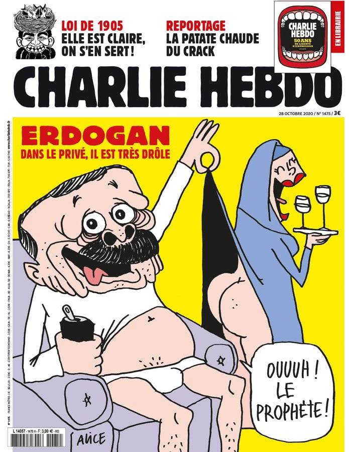 Η αντίδραση της Άγκυρας στο εξώφυλλο του Charlie Hebdo