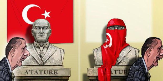 Οι μπλόφες Ερντογάν και το… ξήλωμα του Κεμάλ