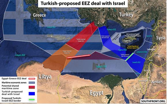  Η Τουρκία, Καλύτερος Φίλος του Ισραήλ, του Προτείνει Αμοιβαίως Επωφελή Θαλάσσια Συμφωνία